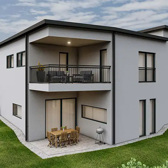 Visualisierung Doppeleinfamilienhaus Rothrist