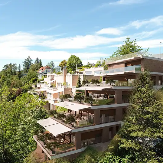 Visualisierung Terrassenwohnungen Untersiggenthal